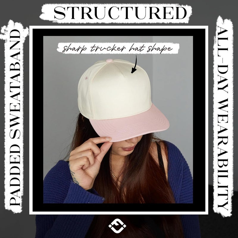 Funky Junque Vintage Canvas Snapback Hat - Adjustable 2 Tone Cap for Men Women - Put It On My, Cowboy, Girl Dad, Funny - Image 5